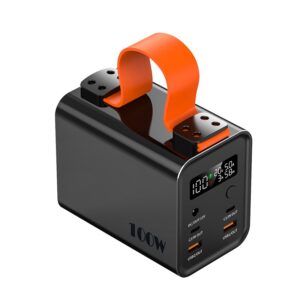 100W 60000mAh Portable Laptop Charger Power Bank with Light - Image 1
