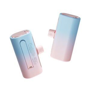 5000mAh Mini Capsule Power Bank Type-C with LED Display - Image 1